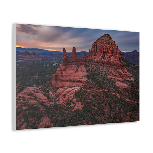 Aerial View of Chick Point and Broken Arrow - Canvas Wrapped